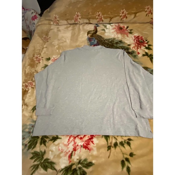 Men’s light gray Scandia Woods 2 button pocket Long-Sleeve Piqué Polo 4 XL - Picture 9 of 12